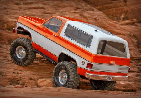 Produktbild Traxxas TRX-4 79 Chevy Blazer orange/weiss 1/10 Crawler RTR Brushed, Clipless, ohne Akku und Ladegerä (RTR Ready-to-Run)