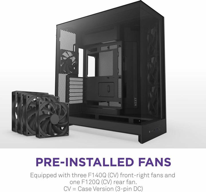 Actual product image NZXT H9 Flow (ATX, E-ATX, mATX, Mini-ITX)