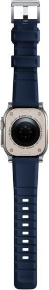 Produktbild Nomad Rugged Strap Atlantic Blue Connector Silver 42/44/45/49mm (42 mm, 44 mm, 45 mm, 49 mm, Fluorkautschuk (FKM))