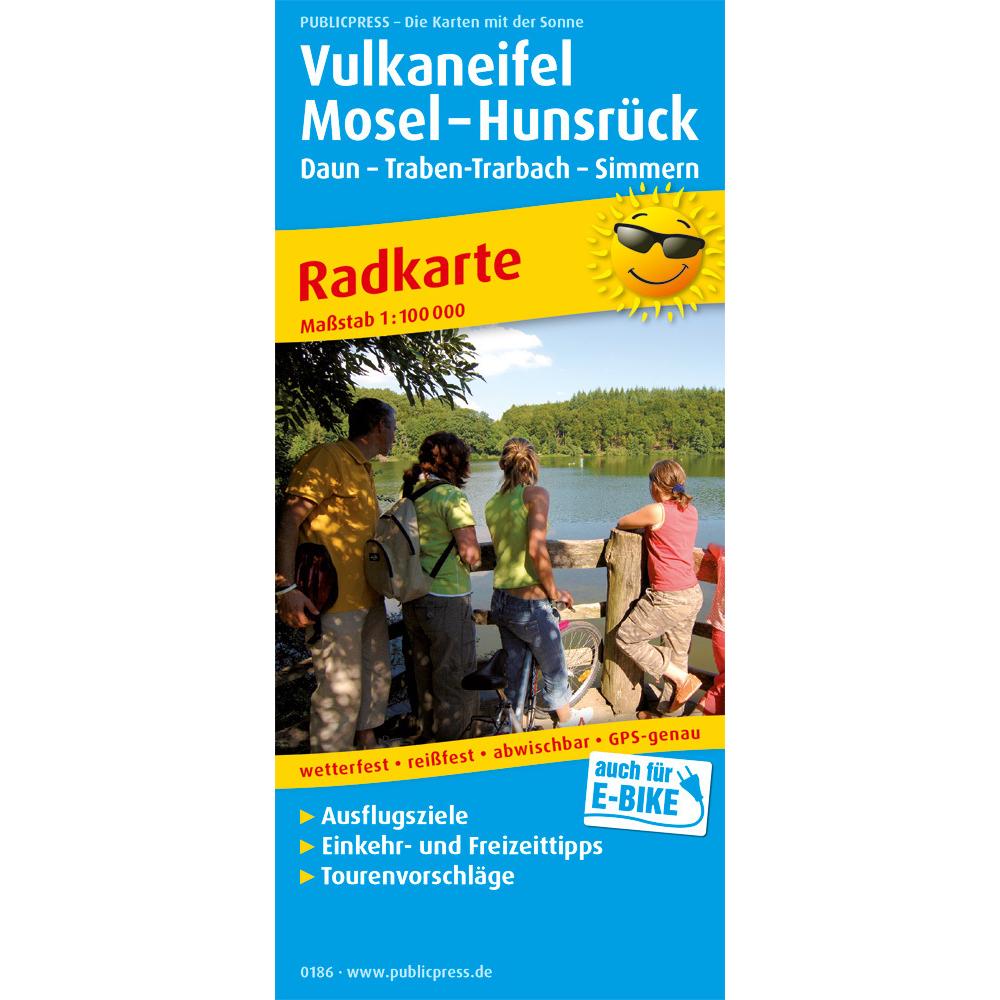 PUBLICPRESS Radkte.Vulkaneifel - Mose, Landkarte