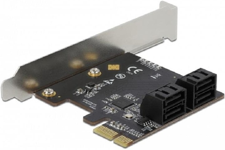 Immagine prodotto Delock 90010 - PCIe x1> 4x SATA Low Profile - Serial ATA - SATA