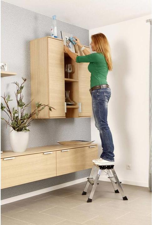 Immagine prodotto Krause Doppio passo pieghevole in alluminio kl (Gradino pieghevole, 45 cm)