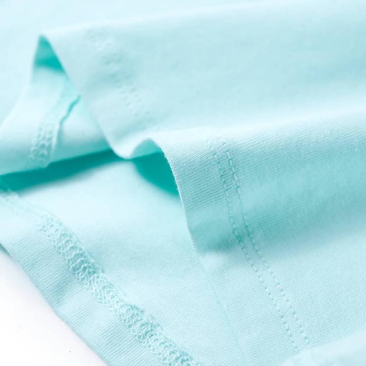 Produktbild VidaXL Kinder-T-Shirt Hellblau 116,Material: 95 % Baumwolle. 5 (116)
