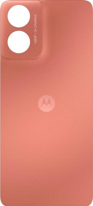 Actual product image Motorola Akkudeckel für Moto G04, Sunrise Orange (Rechargeable battery, Motorola Moto G04)
