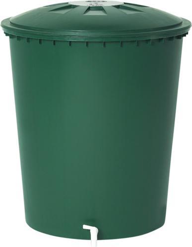 Graf Round rain barrel with lid and tap Basic Line 310 l (310 l)