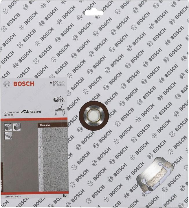 Produktbild Bosch Professional Zubehör Diamanttrennscheibe Standard for Abrasive, 300 x 20,00/25,40 x 2,8 x 10 mm