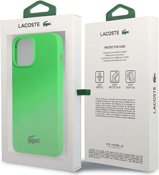 Image du produit Lacoste LCHCP13LSN iPhone 13 Pro / 13 6,1" zielony/green étui rigide en silicone (Apple iPhone 13 Pro)