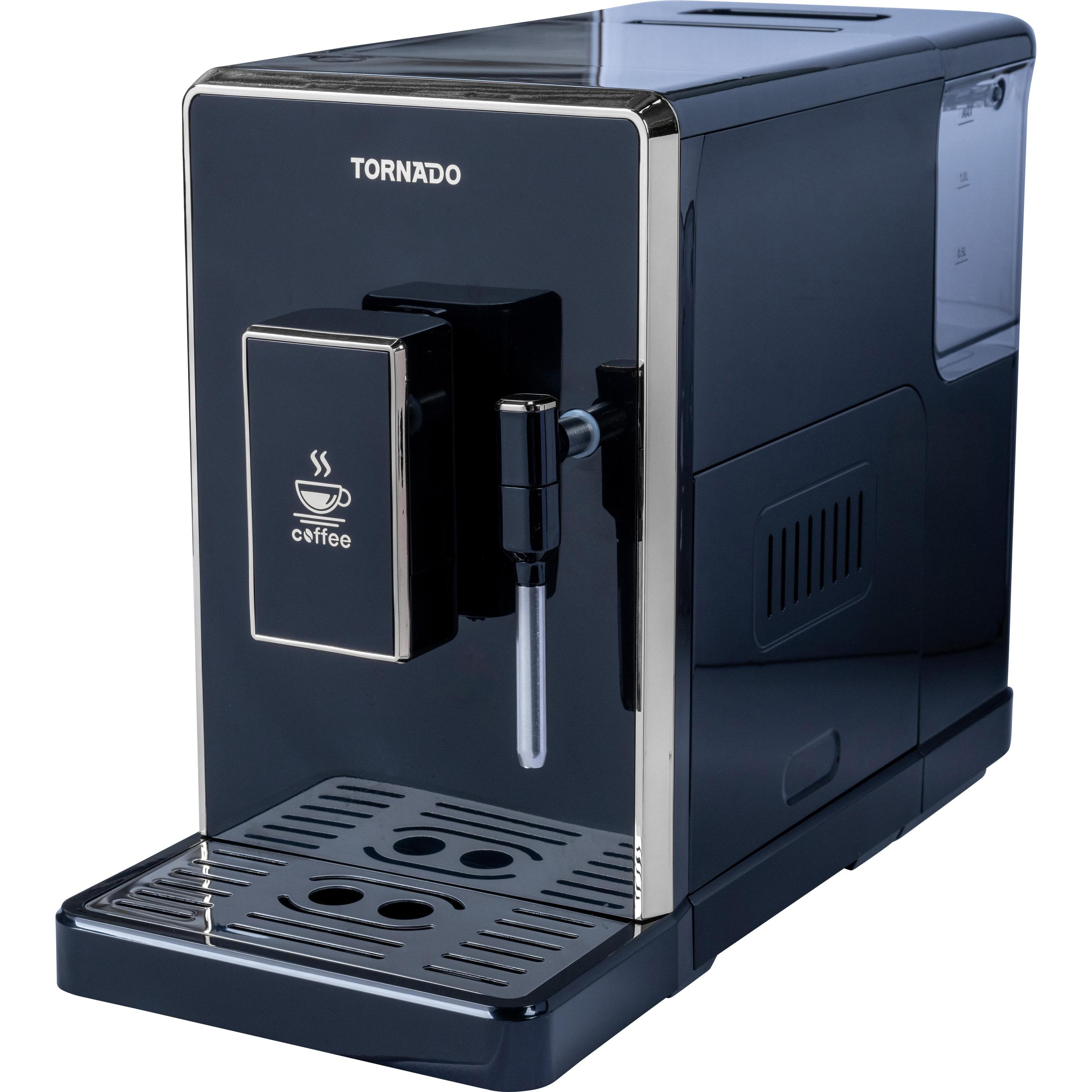 Thumbnail - Tornado Kaffeevollautomat TCM-9008A-GS / Gold auf Schwarz, Kaffeevollautomat, Schwarz