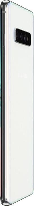 Actual product image Samsung Galaxy S10+ (128 GB, Prism White, 6.40", Hybrid Dual SIM, 4G)