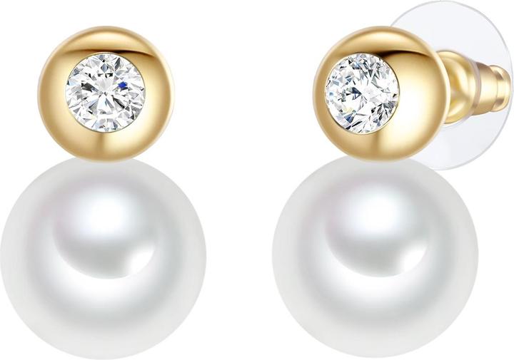 Image du produit Lulu & Jane Laiton cristal de verre perle de coquille or jaune - 33116 (Laiton, Cristal de verre, Perle de coquillage)