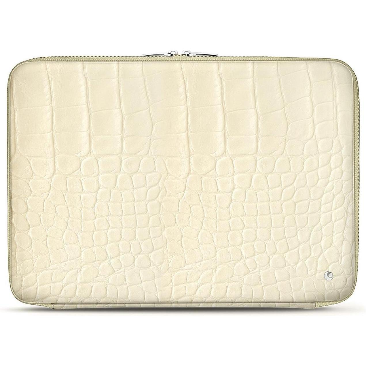 Noreve Lederhülle, Notebooktasche, Weiss