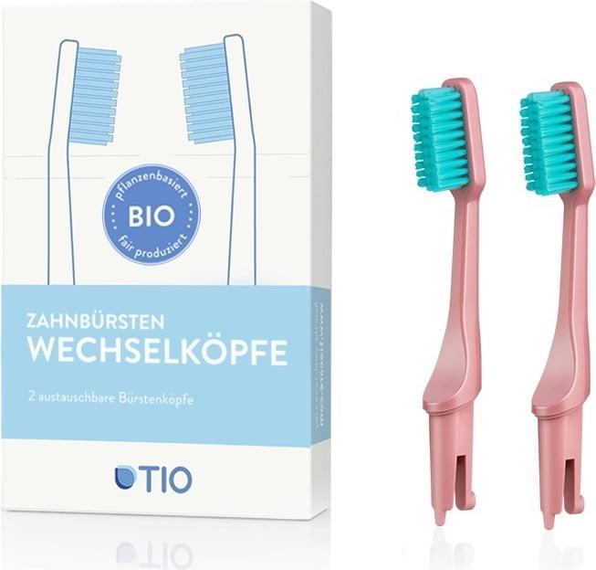 Produktbild TIO Wechselköpfe 2er Pack Soft Koralle (Weich, 2 x)