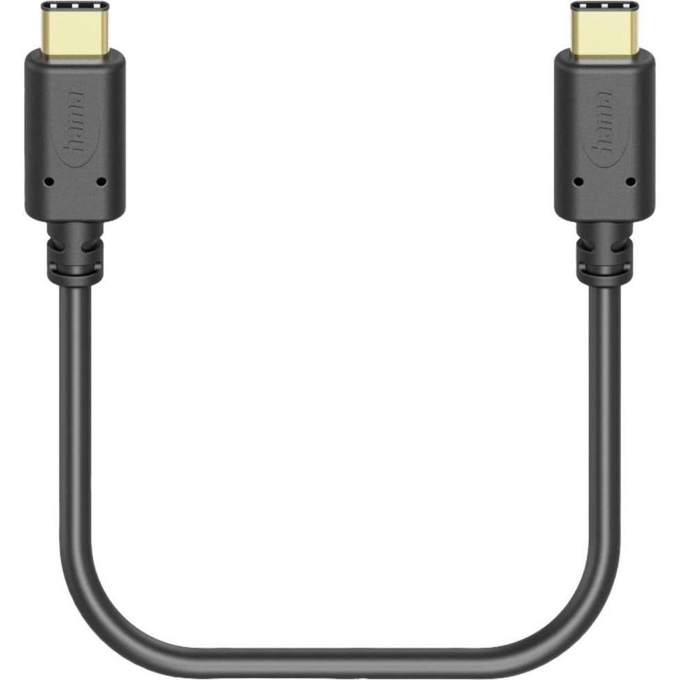 Thumbnail - Hama USB-Kabel, USB-C - USB-C, 1,5 m, Schwarz (1.50 m, USB 2.0), USB Kabel