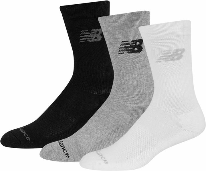 Image du produit New Balance NB PF Cotton Cushioned Crew Socks 3 Pair (Lot de 3, S)