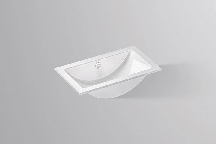 Image du produit Alape Vasque à encastrer EB.R585, rectangulaire L : 585mm H : 143mm P : 347mm, 2201000000, blanc (347 mm, 585 mm)