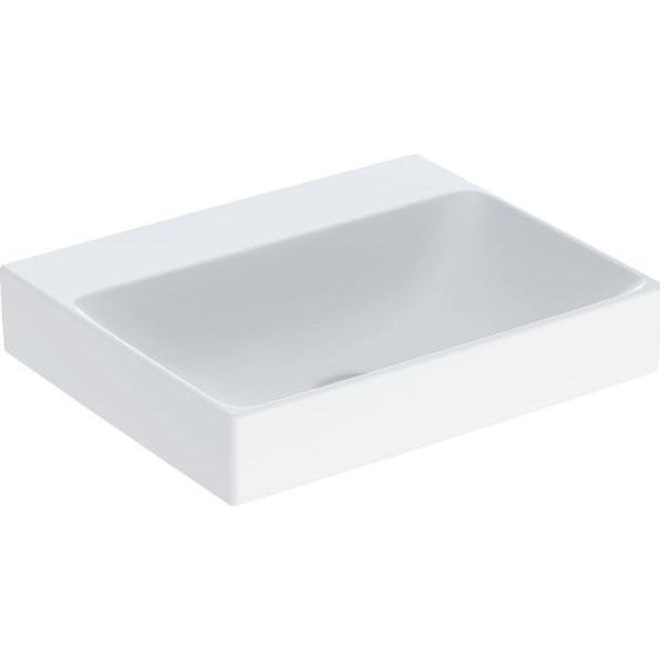 Geberit, Waschbecken, ONE Aufsatzwaschtisch, Abgang vertikal, 50x14x40cm, 505.03 (500 mm, 195 mm)