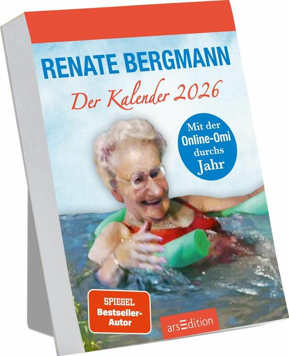 Actual product image Abreisskalender Renate Bergmann – Der Kalender 2026