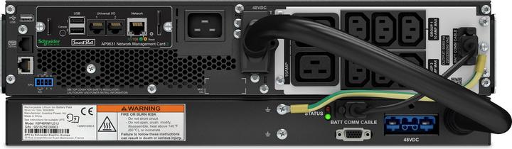 Productafbeelding APC SRTL2200RMXLI-NC (2200 VA, 1980 W, Online dubbele transformator UPS)