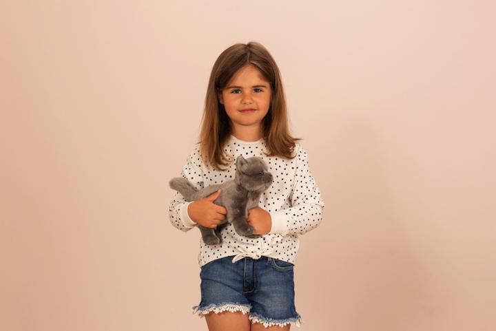 Produktbild Teddy Hermann Karthäuser Katze stehend (20 cm)