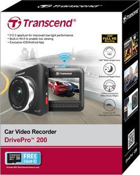 Produktbild Transcend DP200 Drive Pro (Beschleunigungssensor, Full HD)