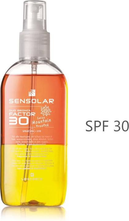 Actual product image Sensolar Sunscreen SPF30 (Sun spray, SPF 30, 100 ml)