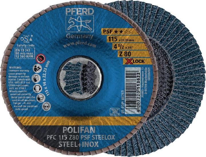 Produktbild Pferd X-LOCK Fächerschleifscheibe Universal-Linie PSF (80)