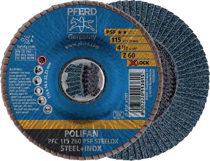 Produktbild Pferd X-LOCK Fächerschleifscheibe Universal-Linie PSF (60)