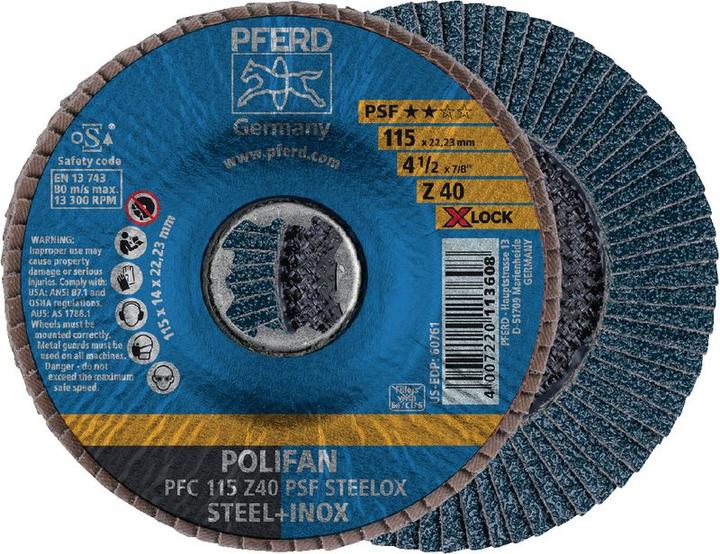 Produktbild Pferd X-LOCK Fächerschleifscheibe Universal-Linie PSF (40)