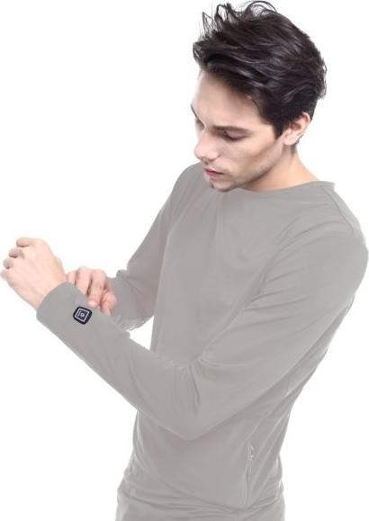 Actual product image Glovii GJ1GL Shirt/Top Blouse Round Neck Long Sleeve Elastane, Polyester (L)