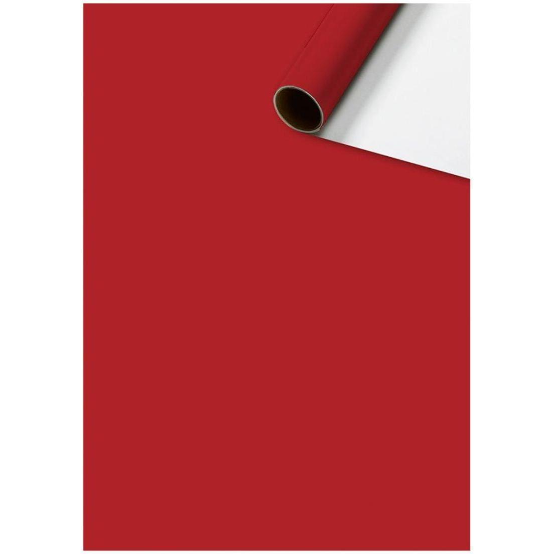 Stewo, Geschenkverpackung, Geschenkpapier Uni Plain 526591322 70x500cm rot dunkel (Geschenkpapier, 1 x)