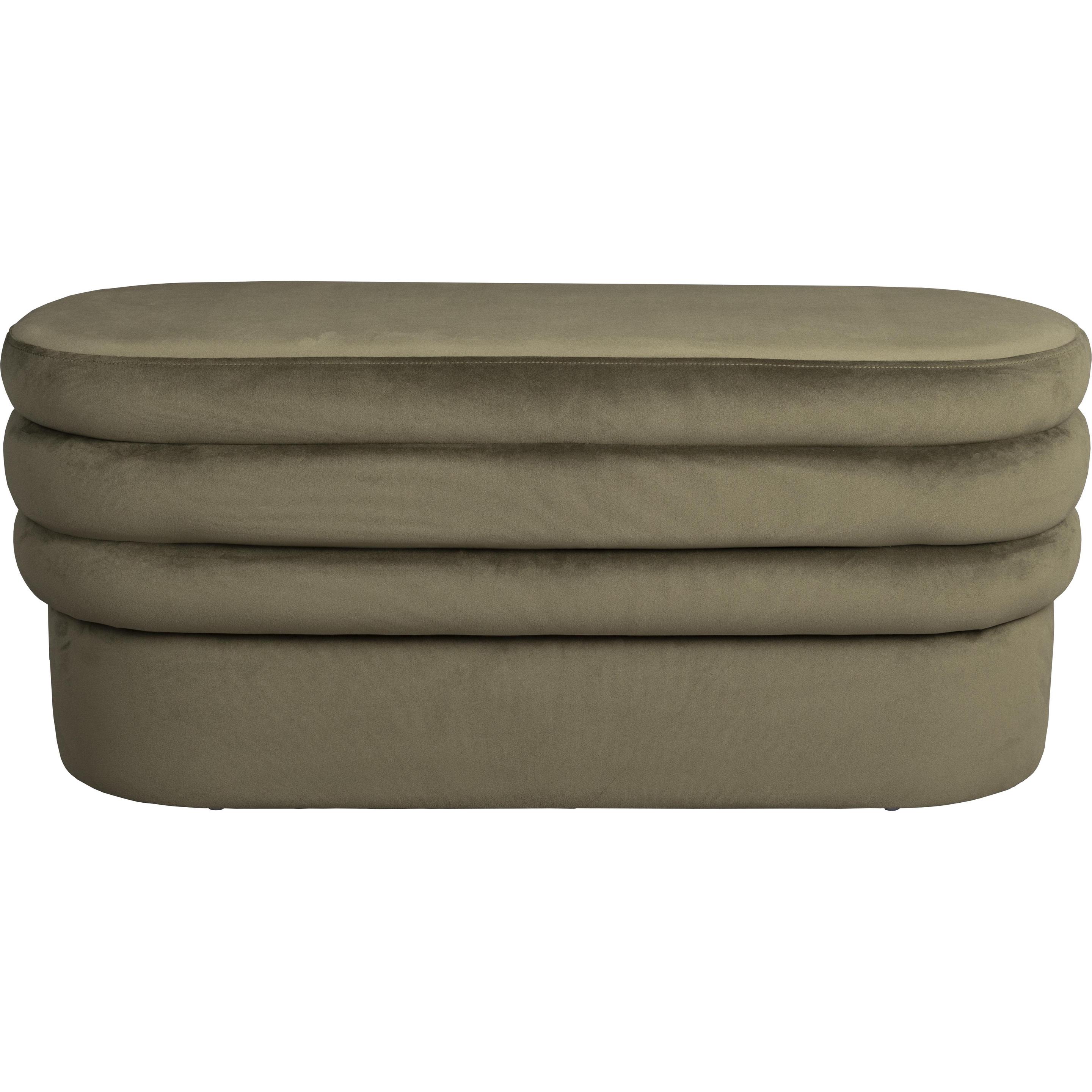 Dutchbone, Hocker + Pouf, Aditi Bench Green