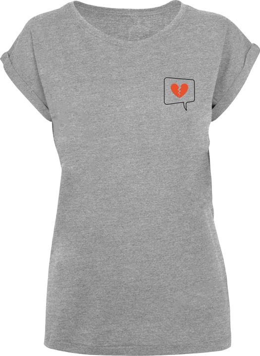 Image du produit Merchcode Tee-shirt femme Heartbreak à épaules étendues - 111575 (XS)