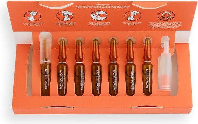 Actual product image Revolution Skincare 7 Day Ampoules Vitamin C (Brightening) (14 ml)