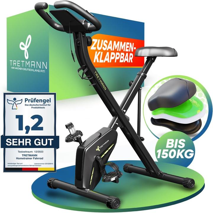 Tretmann Klappbares Hometrainer Fahrrad