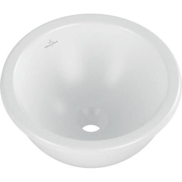 Villeroy & Boch, Lavandino, V&B Lavabo sottopiano LOOP & FRIENDS m ÜL rotondo d= 330mm pietra bianca C+