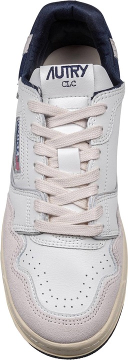 Produktbild Autry sneakers clc low in suede and nubuk white and blue (42)
