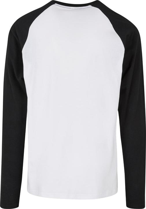Immagine prodotto Build Your Brand Maglietta Contrasto Raglan Manica Lunga Uomo (4XL)