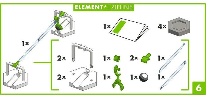 Actual product image Ravensburger GraviTrax Element Zipline