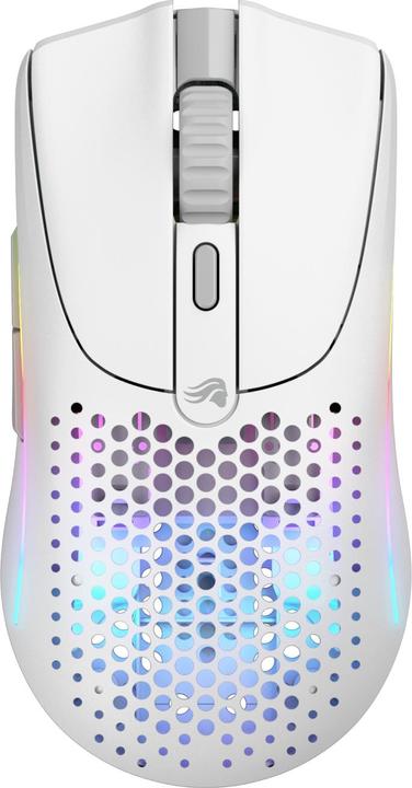 Actual product image Glorious Model O 2 Mini Wireless Gaming Mouse, White (Matte) (Cable, Wireless)
