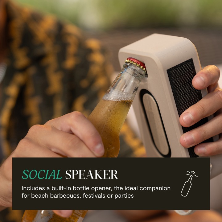 Actual product image House of Marley Roots Solar Bluetooth Speaker (14 h, Solar panel)