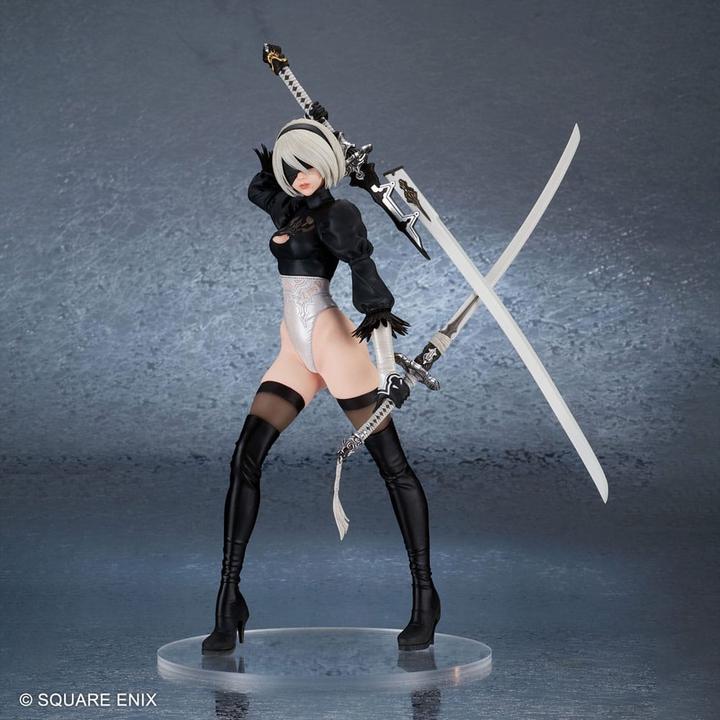 Actual product image Square Enix NieR:Automata PVC Statue 2B (YoRHa No. 2 Type B) Ver. 2.0 29 cm