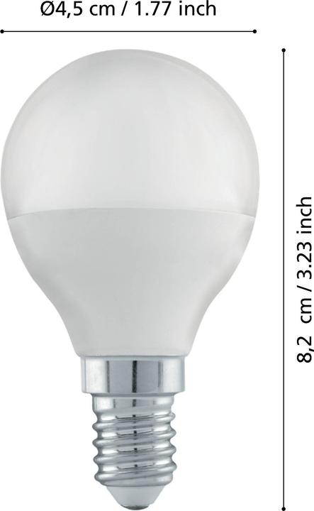 Produktbild EGLO Leuchtmittel (E14, 4.90 W, 470 lm, 1 x, F)