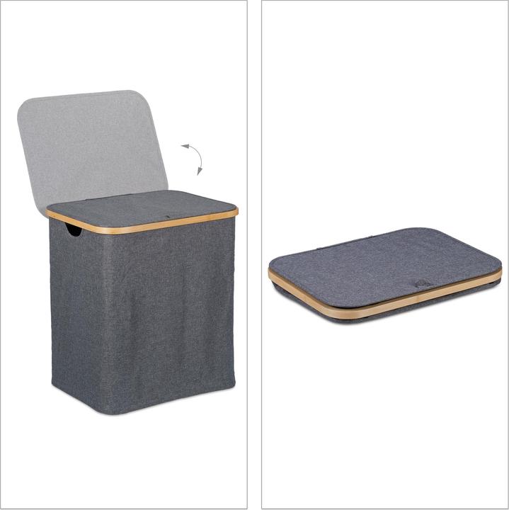 Immagine prodotto Relaxdays Cesto della biancheria (80 l)