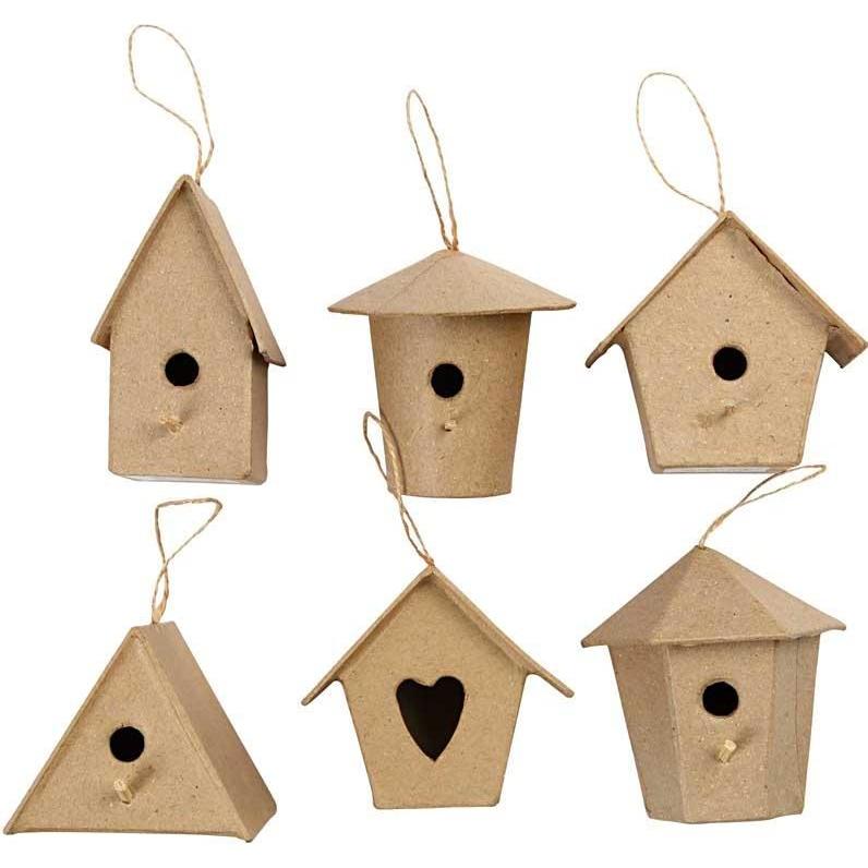 Creativ Company, Miniature, Mini Bird Houses