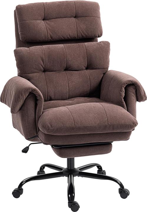 Produktbild Homcom Bürostuhl Polyester Kaffee-Braun
