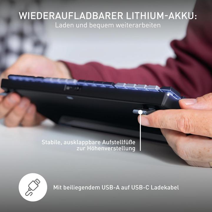 Produktbild CHERRY KW 550 MX LP (Deutschland, Kabelgebunden, Kabellos)