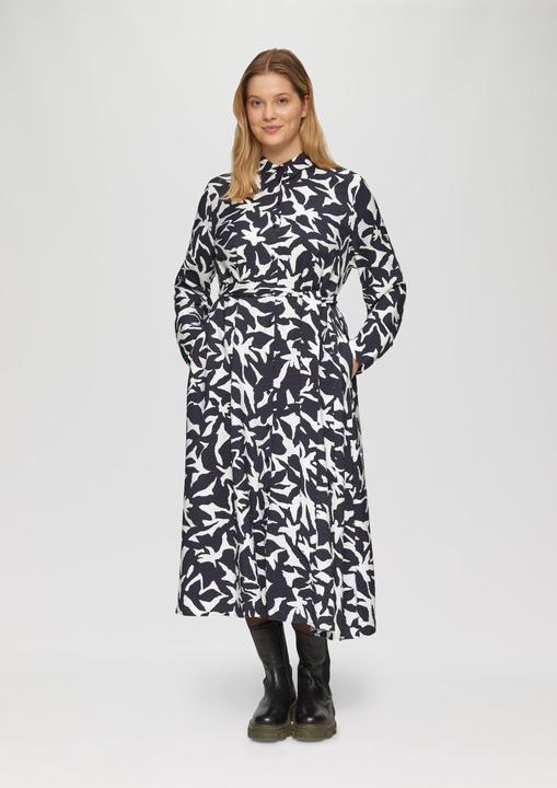 Image du produit S.Oliver Kleid Midi-Kleid aus Viskose mit Eingrifftaschen (44)