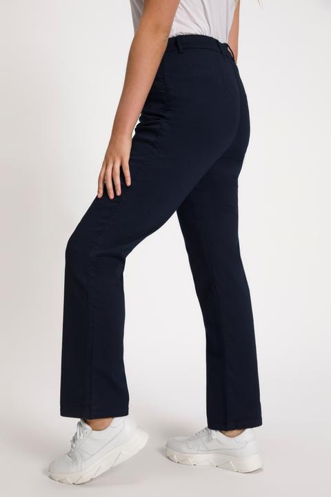 Produktbild Ulla Popken Basic Stretchhose Mony, farbecht, leicht schmal zulaufend (44)