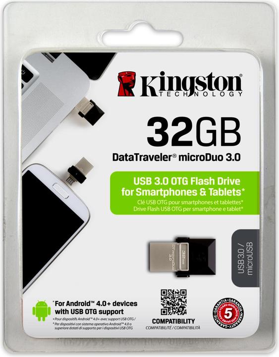 Image du produit Kingston DataTraveler microDuo (32 Go)