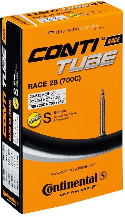 Actual product image Continental Race 26 Supersonic inner tube SV (Presta (SV), 26", 60 mm)